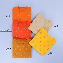 6358-بلوز دورس چاپی کاج