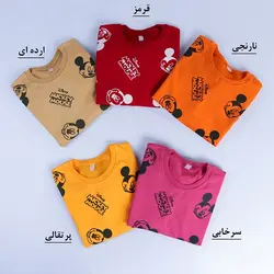 6350-بلوز دورس چاپی Mickey