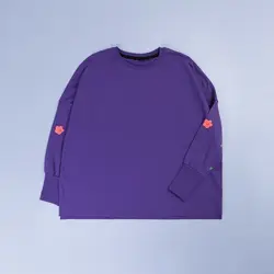 6403-بلوز آستین چاپی برگ و گل