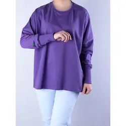 6403-بلوز آستین چاپی برگ و گل