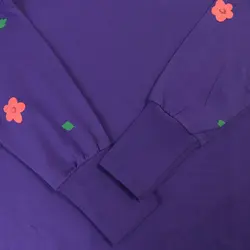 6403-بلوز آستین چاپی برگ و گل