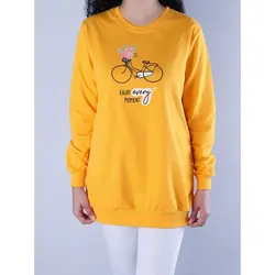 6389-بلوز دورس چاپی دوچرخه