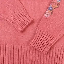 6378-بلوز بافت آستین گلدوزی سلوا