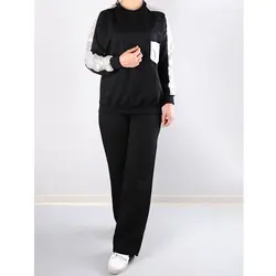 6438-ست بلوز و شلوار دورس پولک دار