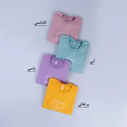 6430-بلوز چاپی گربه لاغر