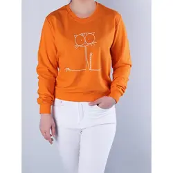 6430-بلوز چاپی گربه لاغر