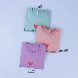 6418-بلوز چاپی قلب