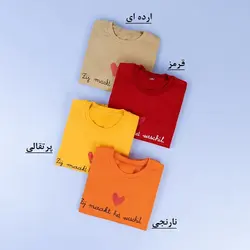 6418-بلوز چاپی قلب