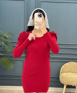 6466-بلوز بلند آستین پیله رزا