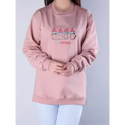 6442-بلوز دورس گلدوزی گربه