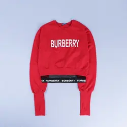6532-بلوز پایین کش Burberry