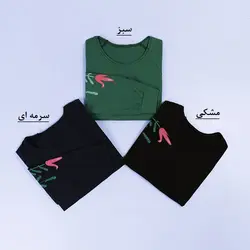 6581-بلوز آستین چاپی آنیا