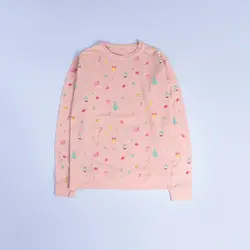 6607-بلوز آستین بلند کریسمس