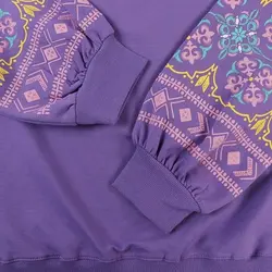 6645-بلوز آستین چاپی سلین