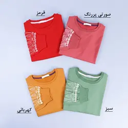 6676-بلوز آستین چاپی آدرینا