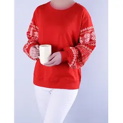 6676-بلوز آستین چاپی آدرینا