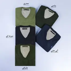 6761-بلوز بافت یقه هفت ساده (مردانه) 2