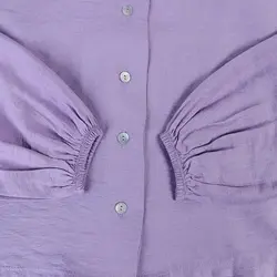 6882-شومیز یقه گلدوزی گل