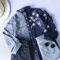 6908-شومیز گلدوزی گل