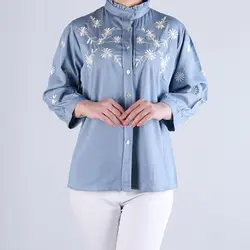 6908-شومیز گلدوزی گل