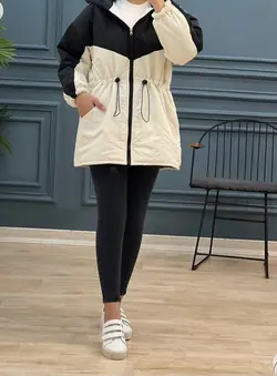 6947-کاپشن دو رنگ میا