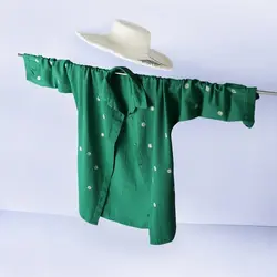 6973-مانتو گلدوزی بابونه