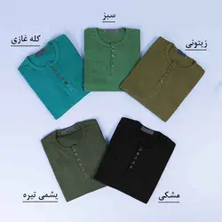 7004-بلوز یقه گرد آستین بلند  (مردانه)