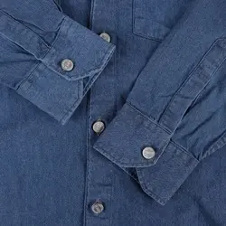 7076-پیراهن جین مردانه