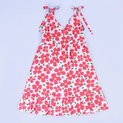 7068-پیراهن عروسکی گل گلی