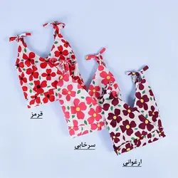 7068-پیراهن عروسکی گل گلی