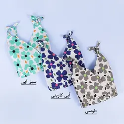 7068-پیراهن عروسکی گل گلی