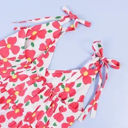 7068-پیراهن عروسکی گل گلی