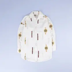 7154-مانتو گلدوزی نیلا