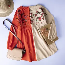 7167-تونیک گلدوزی گل