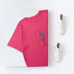 7255-تیشرت لانگ گل