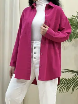 7248-مانتو لینن هانده