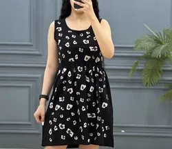 7468-سارافون کمر کش پلنگی