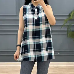 تاپ چهارخونه نخی کد 7486