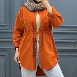 مانتو کمر گت دار مانیا کد 7496