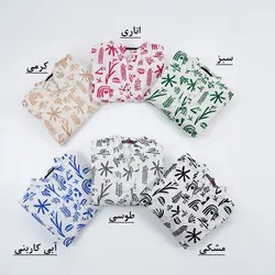 پیراهن عروسکی طرحدار کد 7563