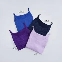 پیراهن پایین چین خالخالی کد 7628