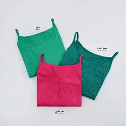 پیراهن پایین چین خالخالی کد 7628