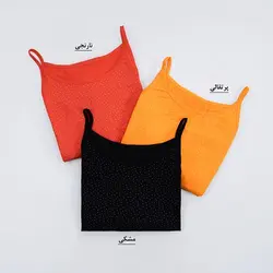 پیراهن پایین چین خالخالی کد 7628