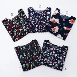 پیراهن نخی فانتزی کد 7677