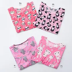 پیراهن نخی فانتزی کد 7677