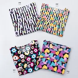 پیراهن نخی فانتزی کد 7677