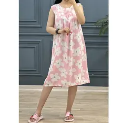 پیراهن نخی فانتزی کد 7677