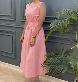 پیراهن کمر کش لاوین 2 کد 7697