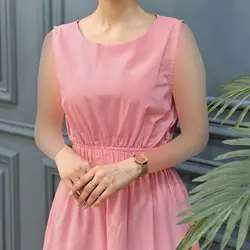 پیراهن کمر کش لاوین 2 کد 7697