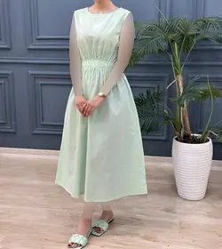 پیراهن کمر کش لاوین 2 کد 7697